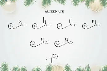 Christmas Calligraphy font