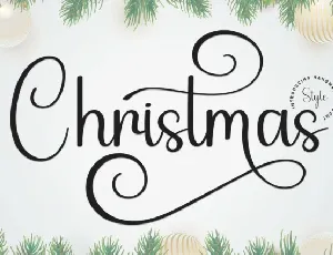 Christmas Calligraphy font