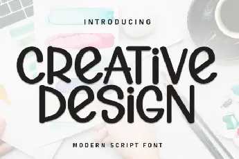 Creative Design Display font