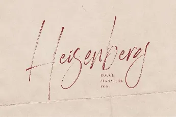 Heisenberg font