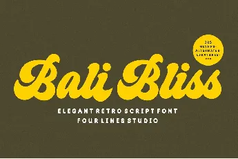 Bali Bliss font