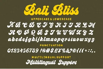 Bali Bliss font