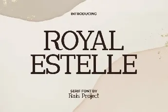 Royal Estelle Demo font