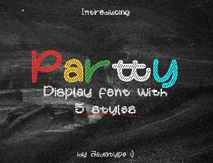 Partty font