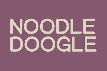 Noodle Doogle font