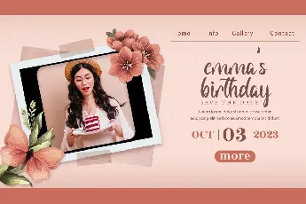 BirthdayPresent Demo font