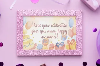 BirthdayPresent Demo font