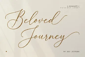 Beloved Journey font