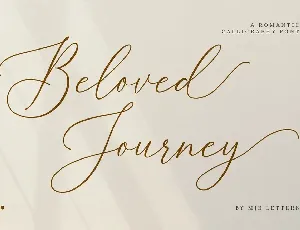 Beloved Journey font