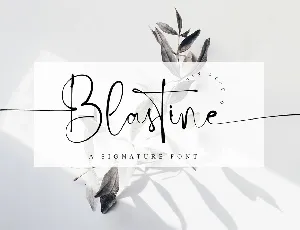 Blastine font