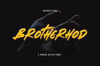 Brotherhod Brush font