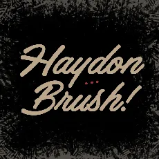 Haydon Brush font