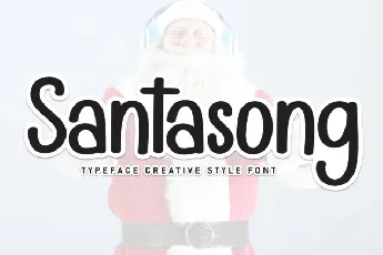 Santasong Display font