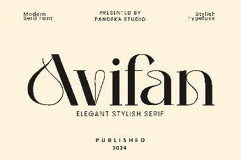 Avifan DEMO font