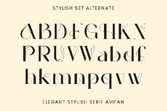 Avifan DEMO font