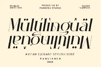 Avifan DEMO font