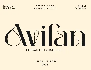 Avifan DEMO font