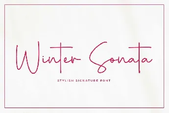 Winter Sonata font