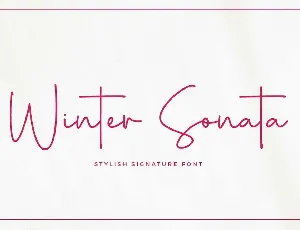 Winter Sonata font