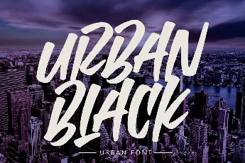 Urban Black font