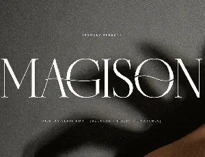 Magison Serif font