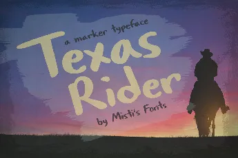 Texas Rider font