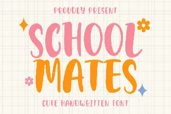 School Mates font