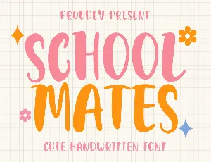 School Mates font
