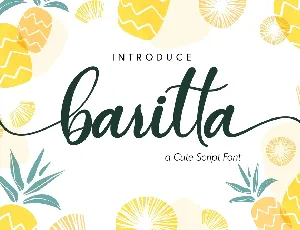 Baritta font