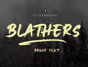 Blathers font