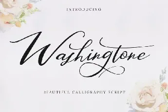 Washingtone Calligraphy font