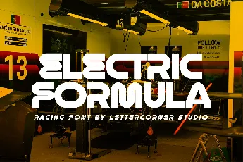 Electric Formula font