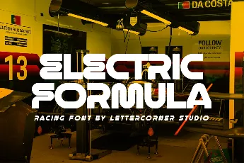 Electric Formula font