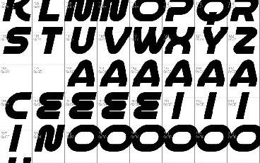 Electric Formula font