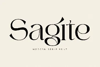 Sagite DEMO VERSION font