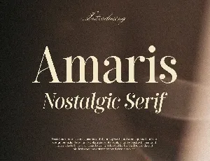 Amaris font