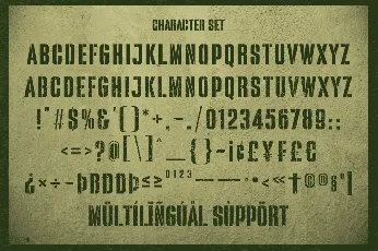 Warband Stencil font