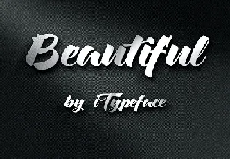 Beautiful Brush font