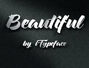 Beautiful Brush font