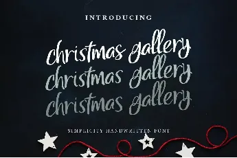 Christmas Gallery font