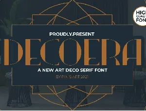 DECOERA font