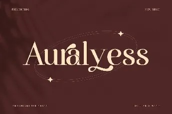 Auralyess Free Trial font