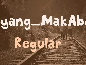 Sayang_MakAbah font