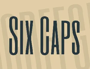 Six Caps font