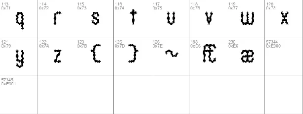 Wiggly Squiggly font