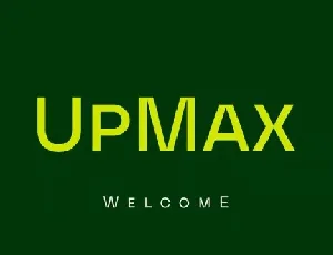 UpMax font