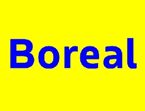 Boreal Family font