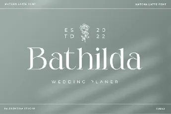 Matcha Latte font