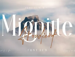 Mignitte & Houdient font