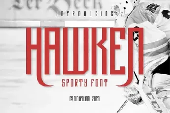 Hawken Display font